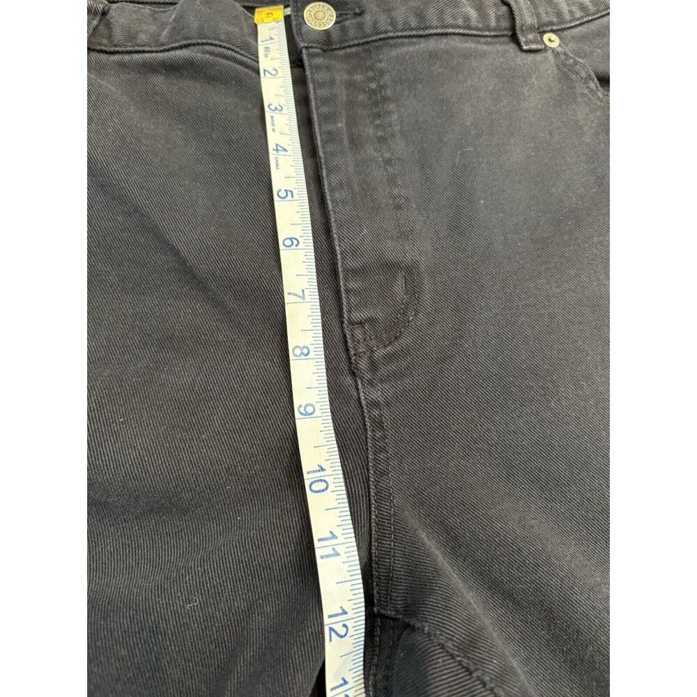 Vintage Lauren Jeans Co. Ralph Lauren Black Denim Womens Size 18W Straight Leg - Picture 7 of 8